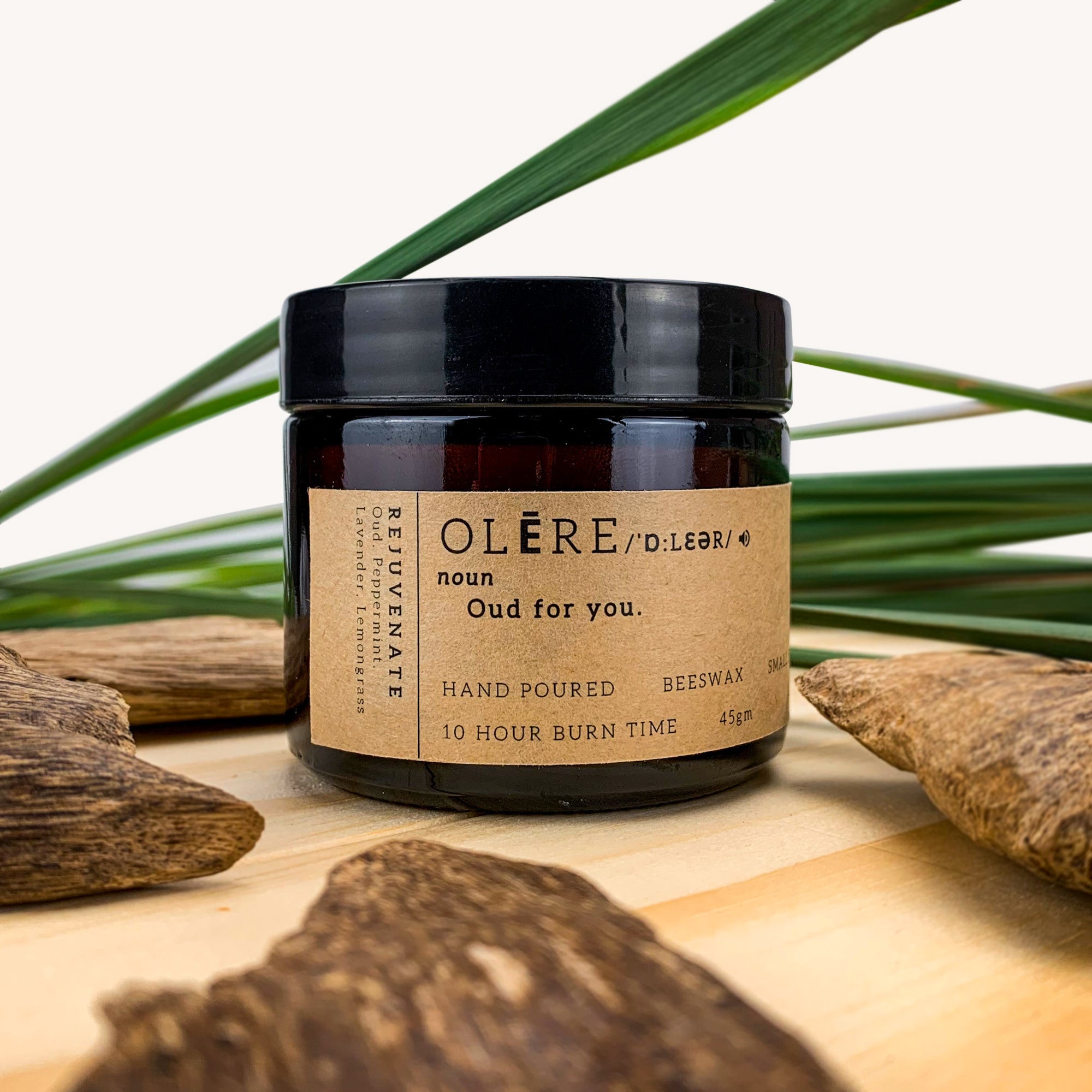 Rejuvenate Oud Scented Candle - 45g