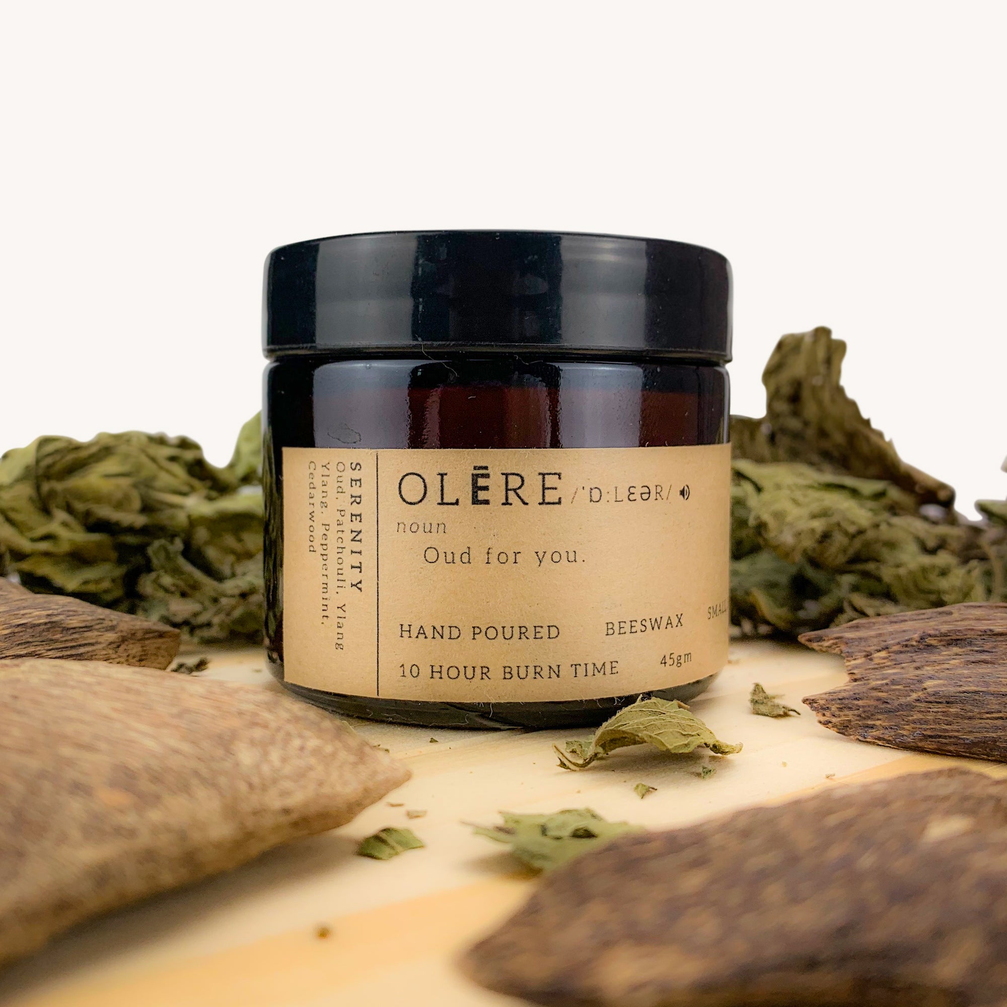 Serenity Oud Scented Candle - 45g