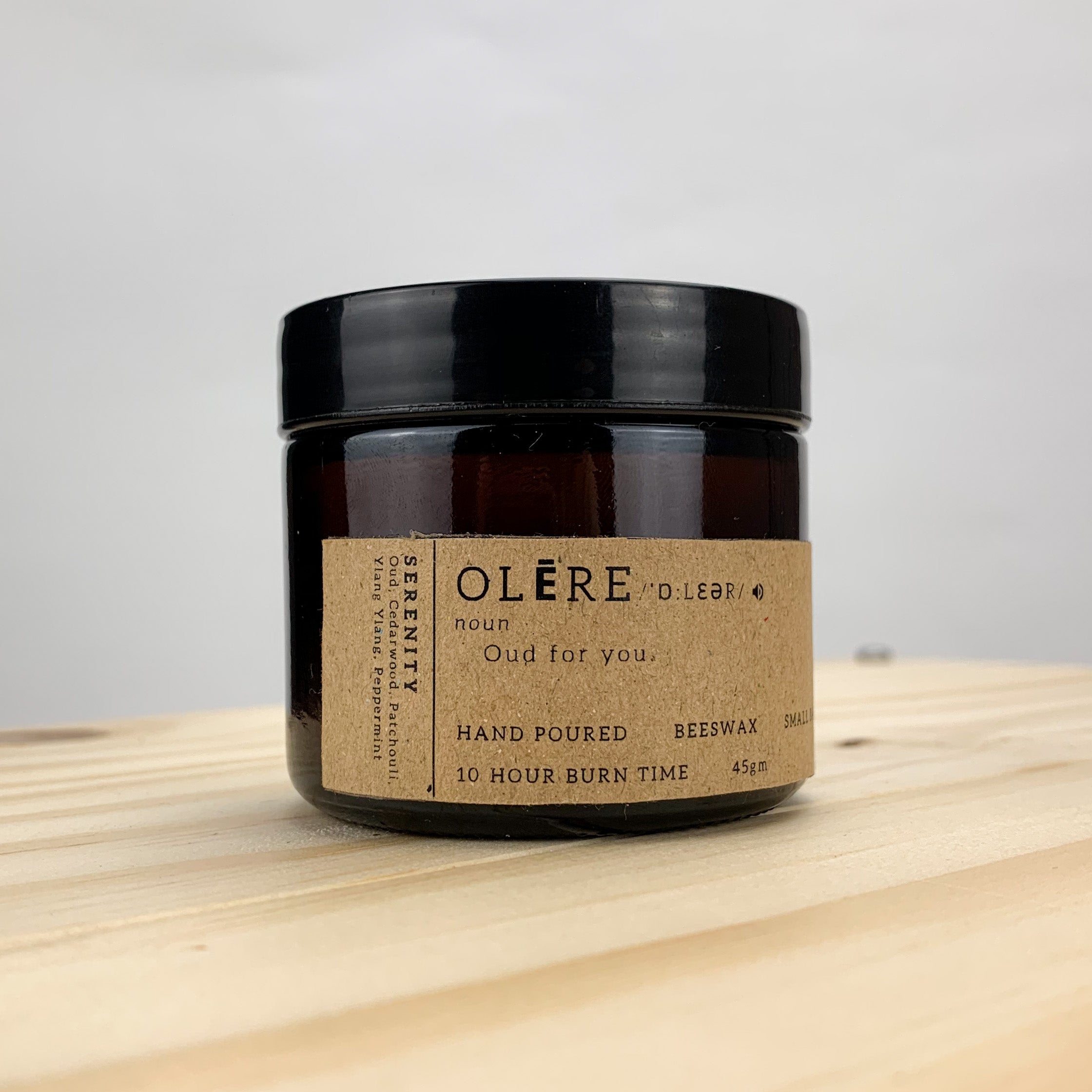 Serenity Oud Scented Candle - 45g