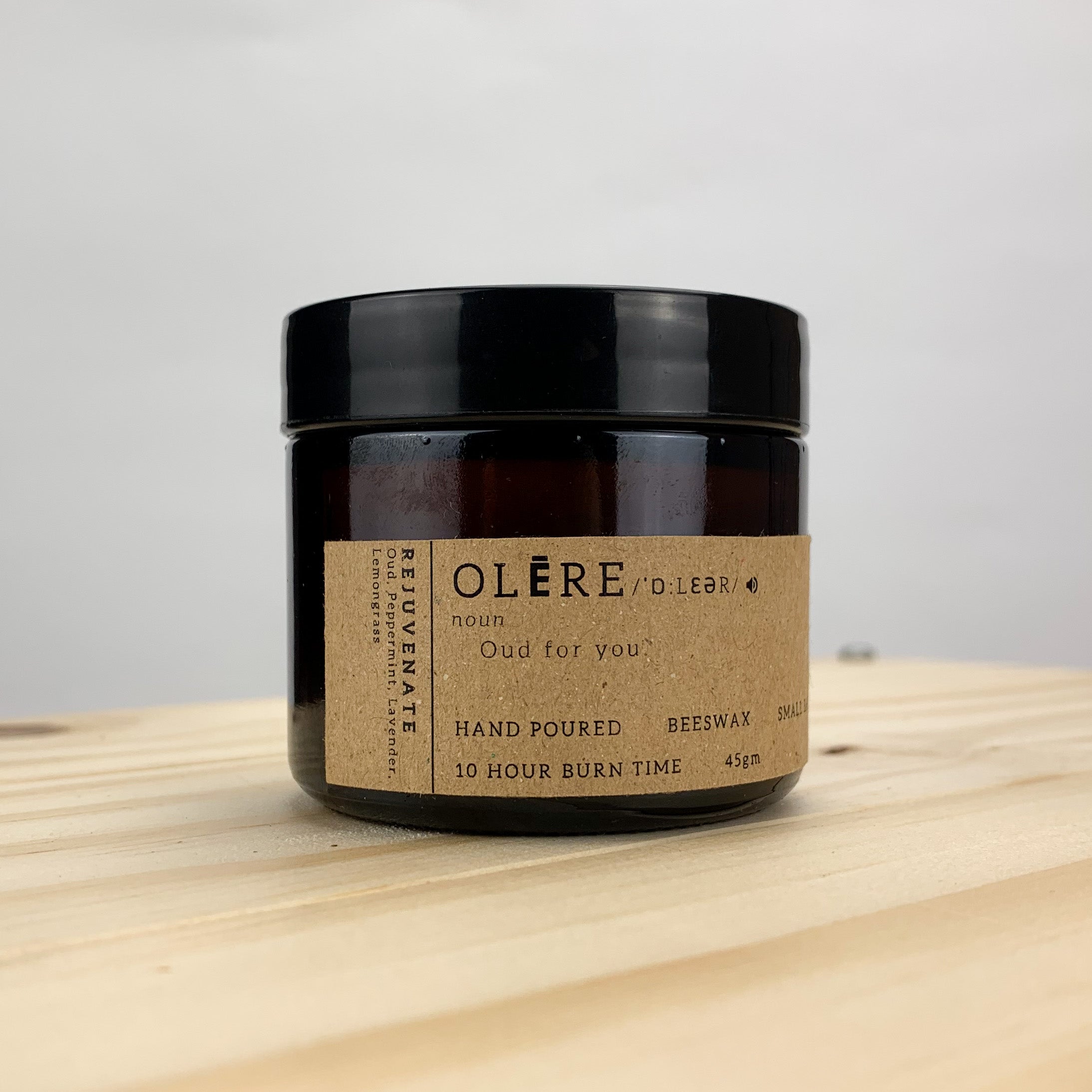 Rejuvenate Oud Scented Candle - 45g