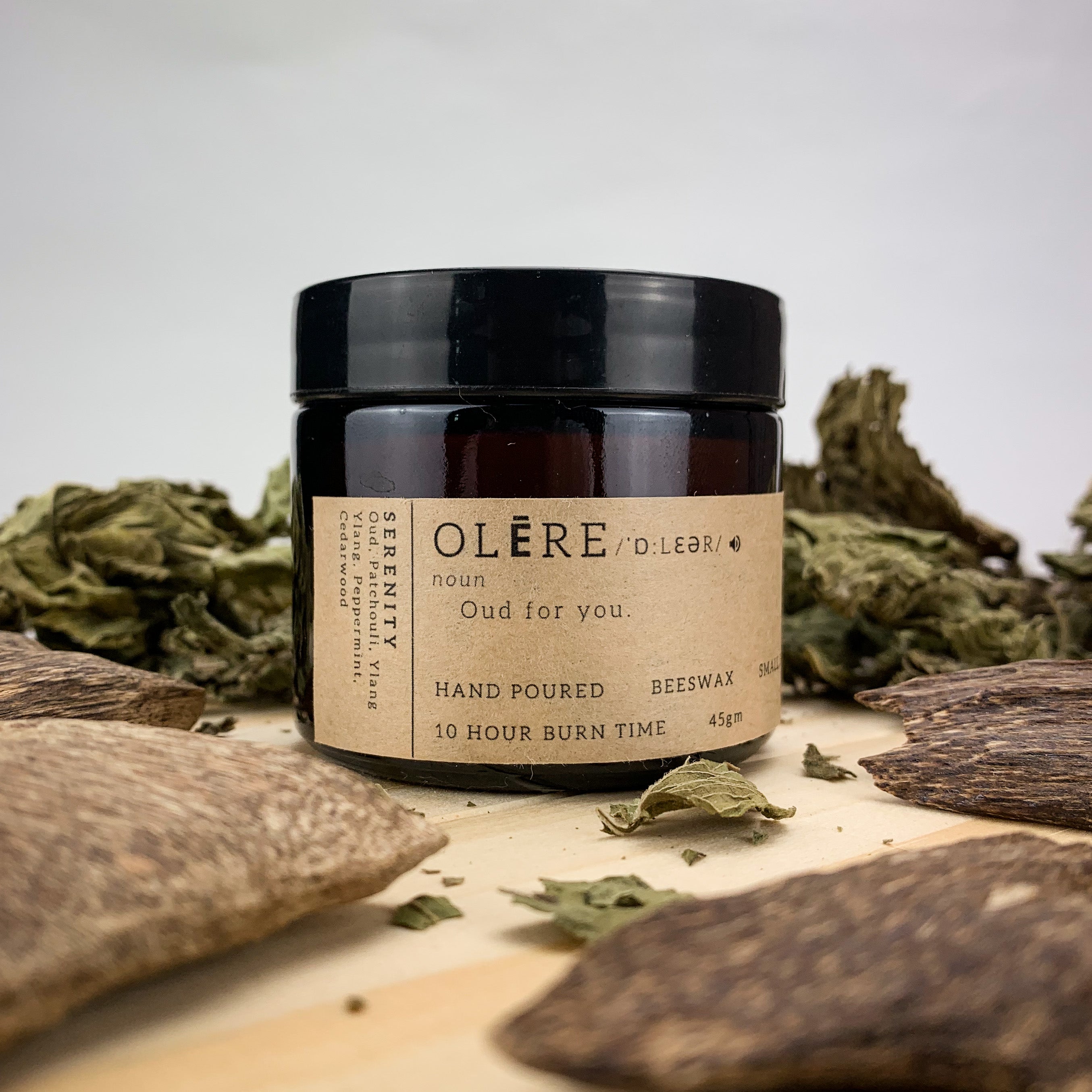 Serenity Oud Scented Candle - 45g